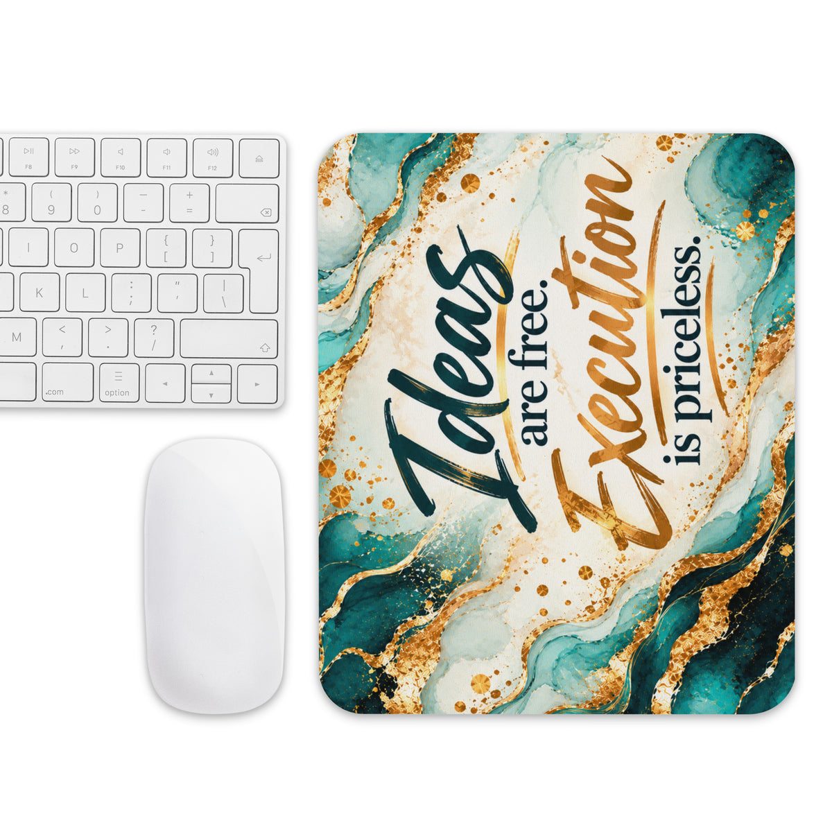 Ideas Are Free Mouse pad, Cool Motivational Art for Work, Office, Student, Entrepreneur, Inspirational Gift