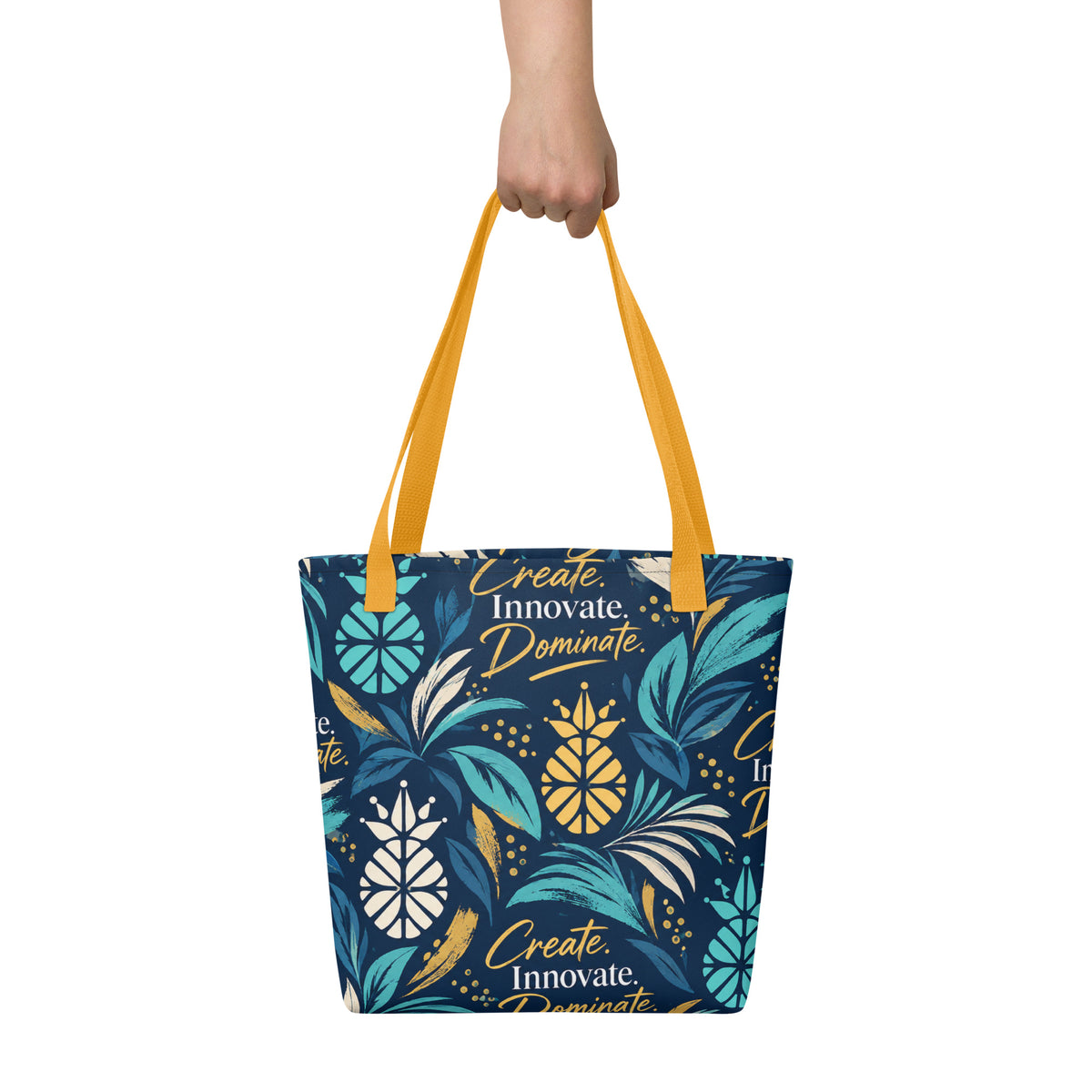 Create, Innovate, Dominate Productivity & Travel Tote bag