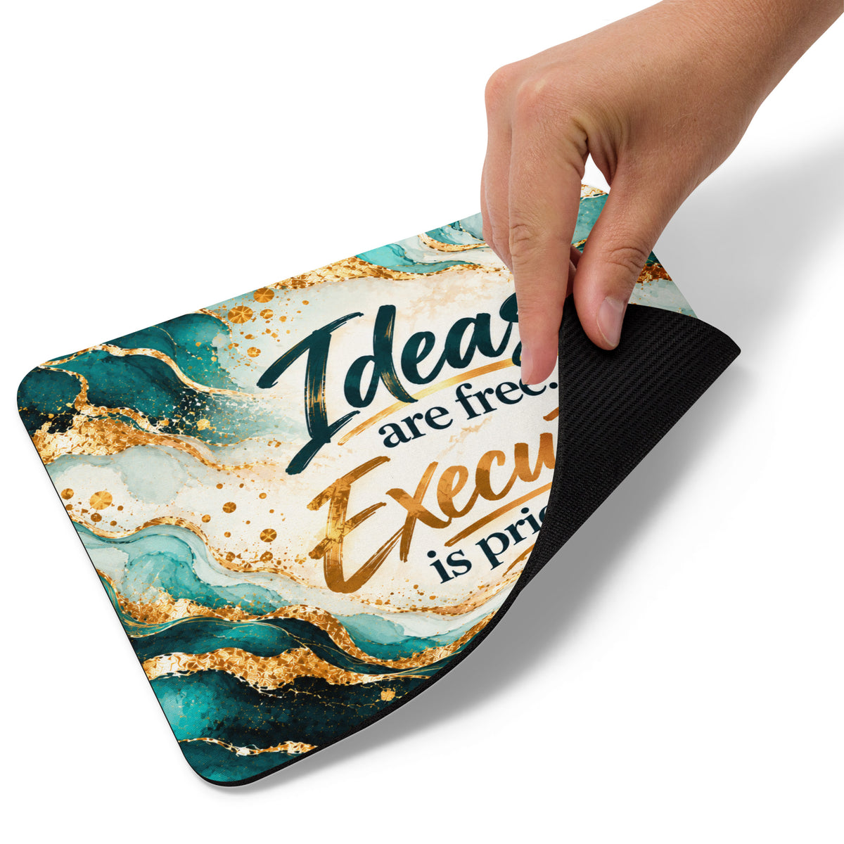 Ideas Are Free Mouse pad, Cool Motivational Art for Work, Office, Student, Entrepreneur, Inspirational Gift