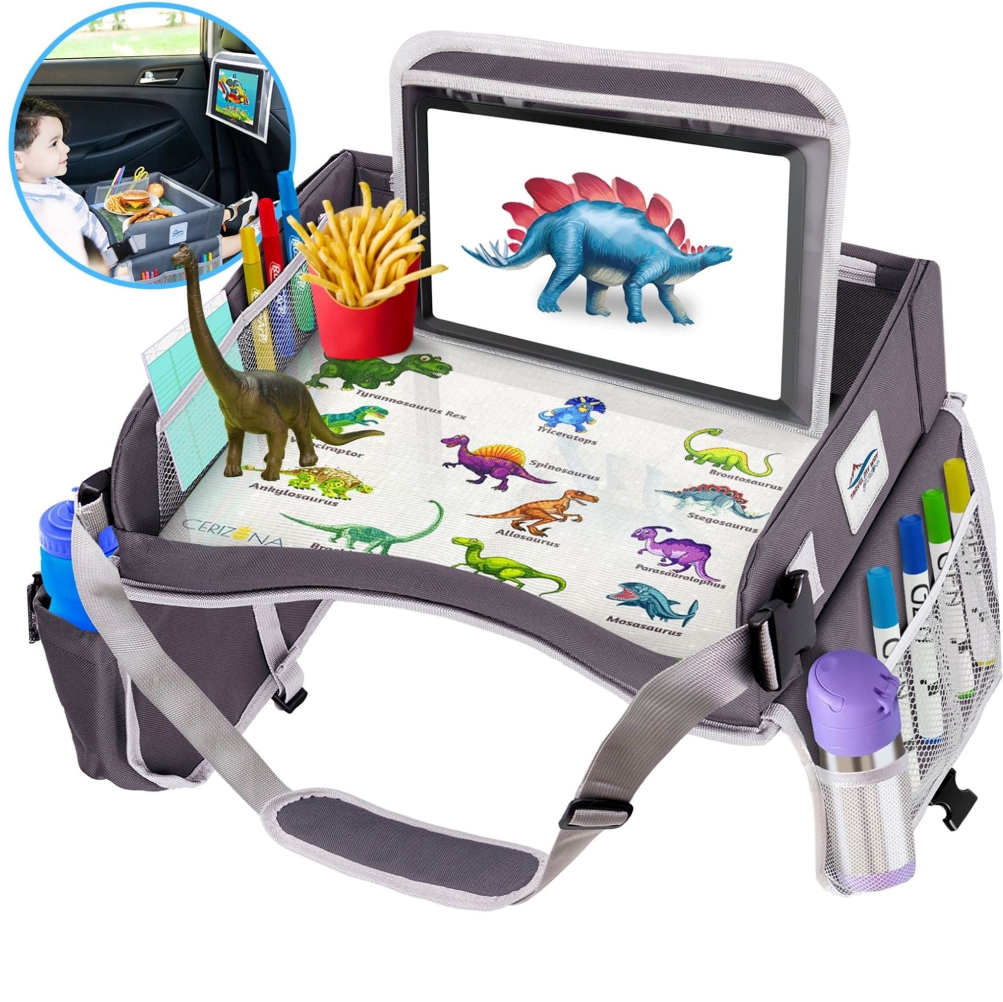 Kids travel tray, Tablet holder for car, Best travel accessories